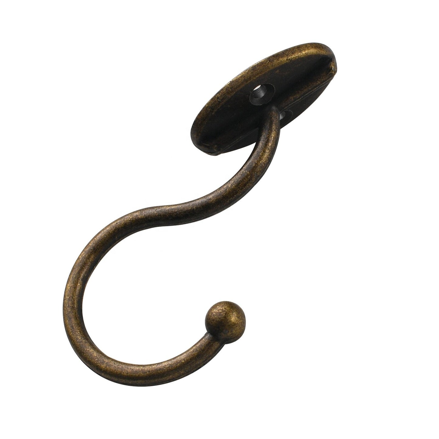 Antique Bronze Alloy Wall-Mounted Coat Hook Rack - Bathroom/Closet Hardware - for Door Back & Home Use 100pcs
