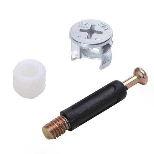 3 in 1 Zinc Alloy Camlock  Furniture Wood Board Panel Connectors Cam Lock Fittings for Cabinet