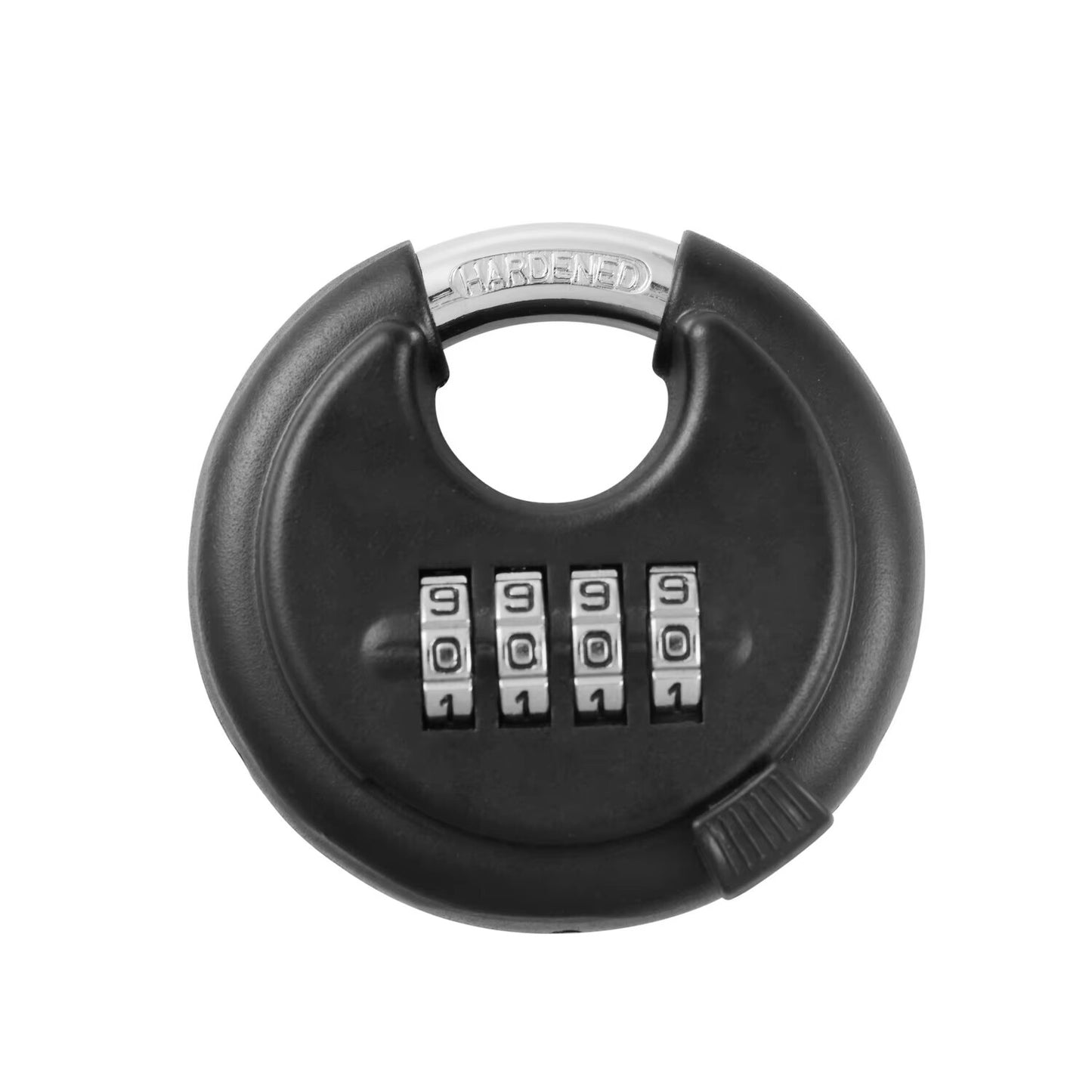 ANLI American 4-Digit Combination Disc Stainless Steel Padlock Anti-Cutting Zinc Alloy Padlock 10pcs