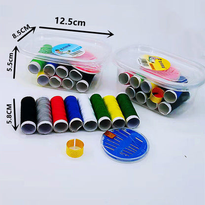 Sewing box household set sewing tools hand sewing needle portable portable daily necessities manufacturers wholesale 30pcs