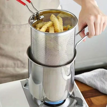 🎁Exclusive offer for our fans! Limited-time low price!🎁Household stainless steel fryer - 🎁The second item EXTRA 60% OFF！