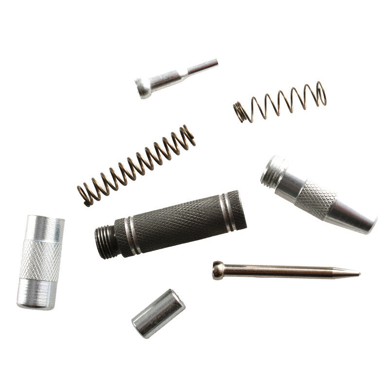 Silver Black Automatic Center Punch Emergency Window Breaker High Hardness Manual Punching Tool Metal Positioning Center Punch 10pcs