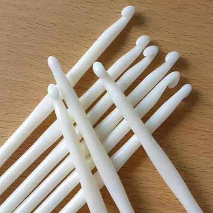 White acrylic crochet plastic lace lace needle DIY knitting tool plastic crochet 100pcs