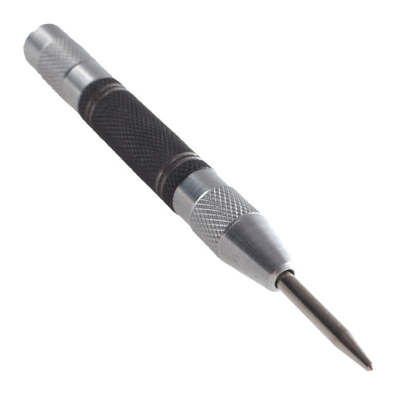 Silver Black Automatic Center Punch Emergency Window Breaker High Hardness Manual Punching Tool Metal Positioning Center Punch 10pcs