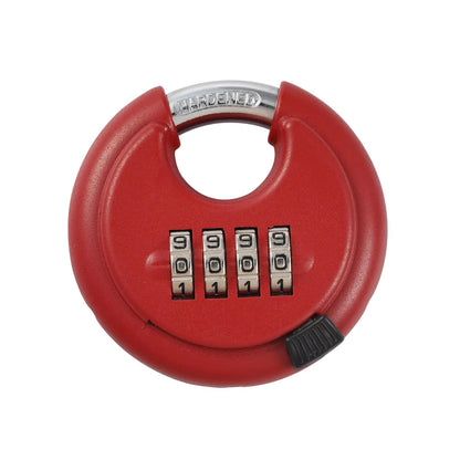 ANLI American 4-Digit Combination Disc Stainless Steel Padlock Anti-Cutting Zinc Alloy Padlock 10pcs