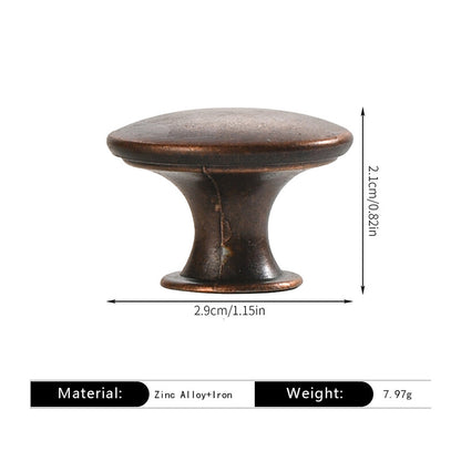 Simple Matte Black Round Flat Head Small Handle. Single Hole Hollow Cabinet Door Handle Decorative Accessories 100pcs