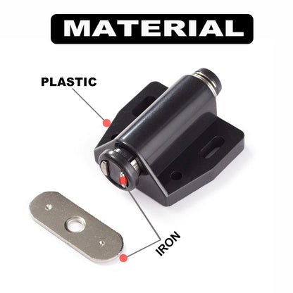 Cabinet Magnets for Kitchen. Closet. Cupboard and Furniture Door Closure. Closer.Push to Open Door Magnetic Catch and Latch 3pcs