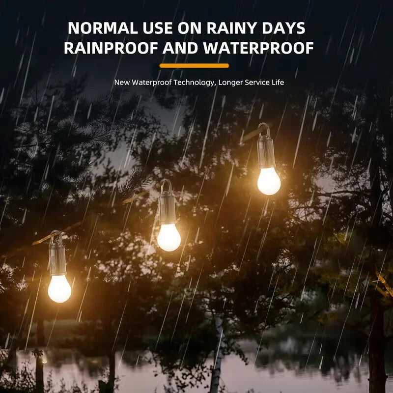 Solar LED Camping Lantern with Hook