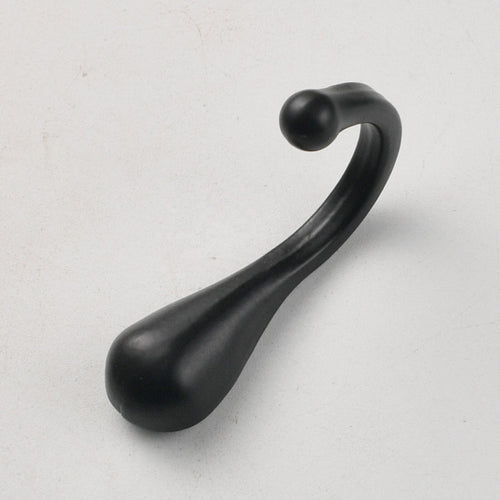 Teardrop-Shaped Solid Zinc Alloy Single Coat Hooks - Home/Bathroom Hardware - for Clothing & Wardrobes 100pcs