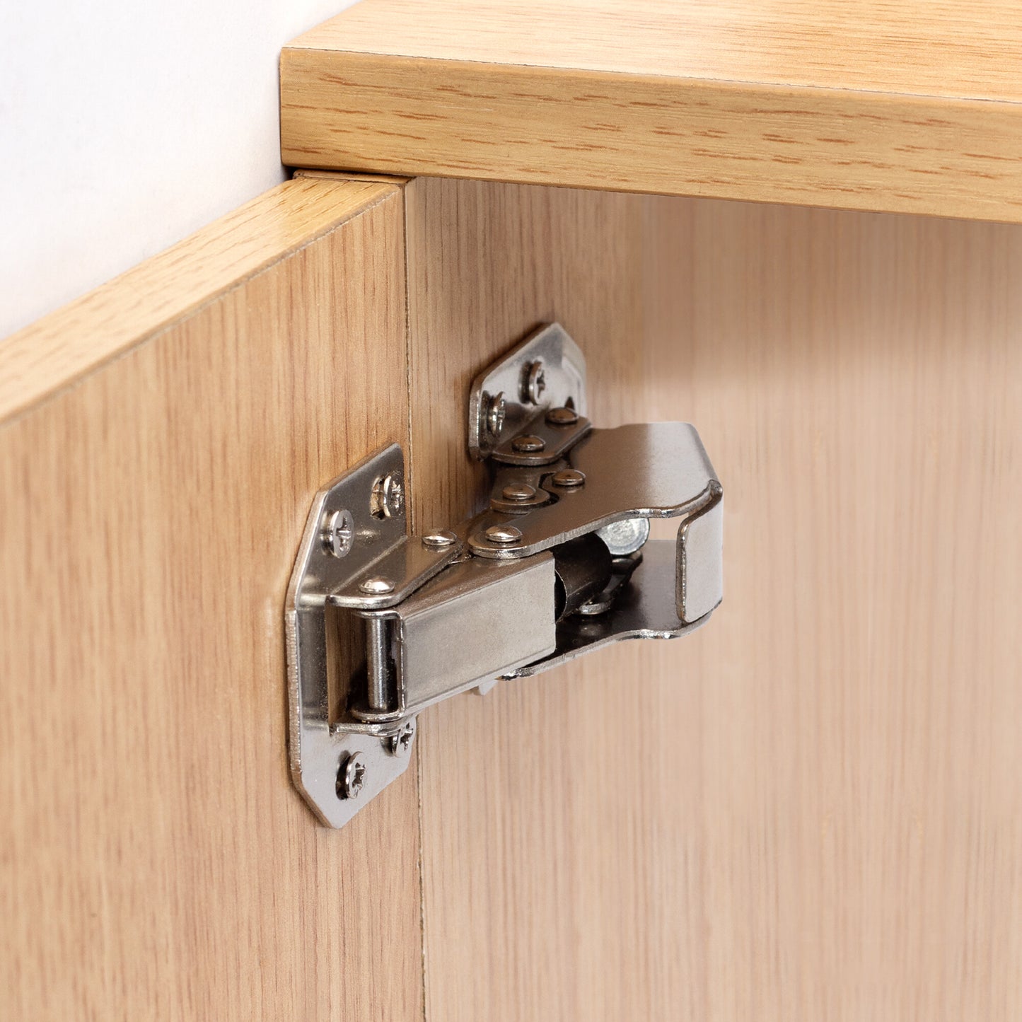 4 Inch Iron Hydraulic Soft Close Concealed Hinge 90 Degree for Kitchen Cabinet Door Invisible Frog Hinges Furniture Hardware 60pcs