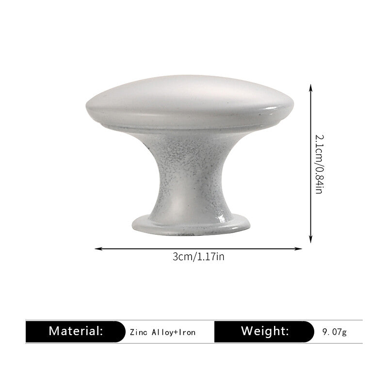 Simple Matte Black Round Flat Head Small Handle. Single Hole Hollow Cabinet Door Handle Decorative Accessories 100pcs