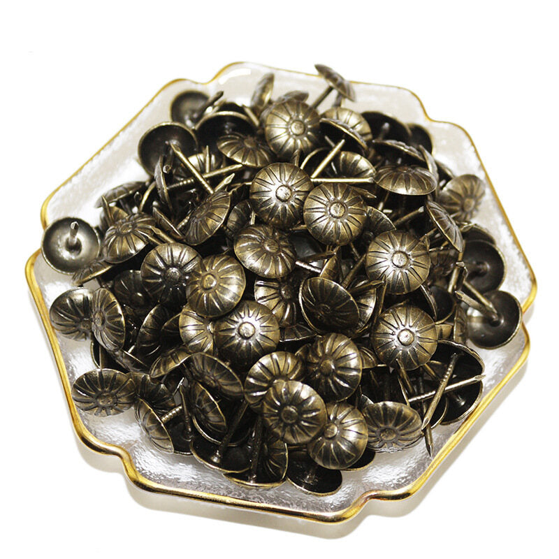 11*16mm thick chrysanthemum bubble nail sofa cabinet antique bronze nail chrysanthemum bubble nail hardware round soft