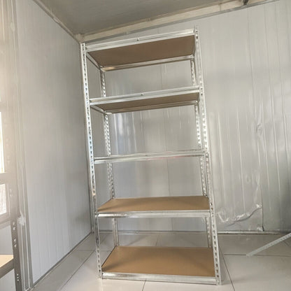 Heavy Duty 5 Layers Adjustable Shelving Home Metal Storage Warehouse Tools Boltless Rivet Stacking Racks
