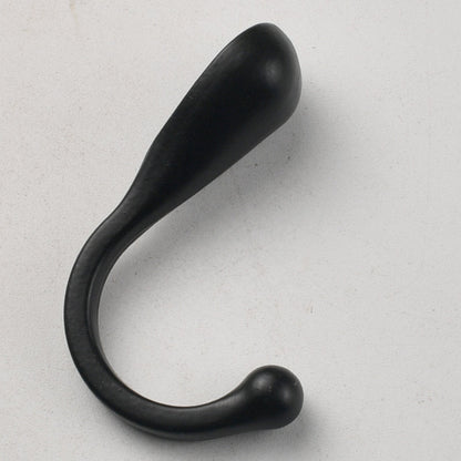 Teardrop-Shaped Solid Zinc Alloy Single Coat Hooks - Home/Bathroom Hardware - for Clothing & Wardrobes 100pcs