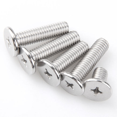 Ultra Thin Pan Head Self Tapping M1.4 M2 M3 Laptop Cross Flat Head Screws 304 Stainless Steel Metric 100pcs