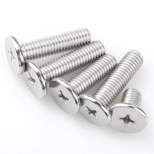 Ultra Thin Pan Head Self Tapping M1.4 M2 M3 Laptop Cross Flat Head Screws 304 Stainless Steel Metric 100pcs