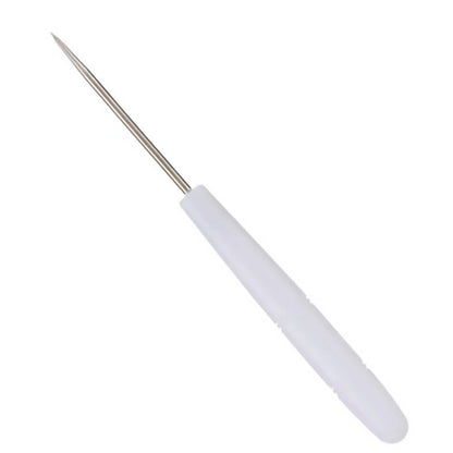 Plastic handle awl stone plastic handle straight-through hand sewing leather art diy tool 100pcs