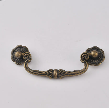 86mm Hole Spacing Antique Retro Chinese Furniture Pulls - Cabinet/Drawer/Packaging Box Hardware - for Furniture 50pcs