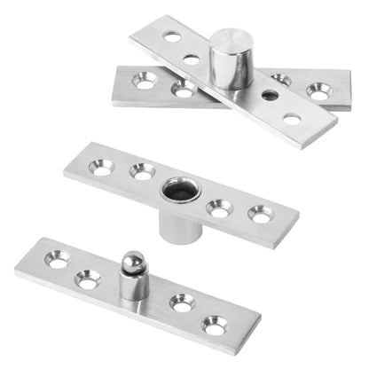 Stainless Steel Heavy Duty 360 Degree Rotating Hidden Hinges for Furniture Cabinet Cupboard Wooden Doors Pivot Concealed Hinge 20pcs