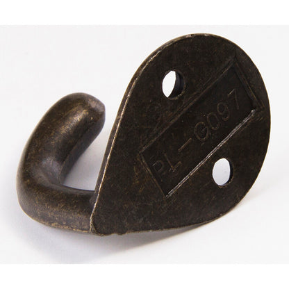 Antique Bronze Zinc Alloy Hanging Hook Bathroom Metal Hooks for Clothes Robe Toiletry Bag Towel Wardrobe Door Hanger for Hats 100pcs