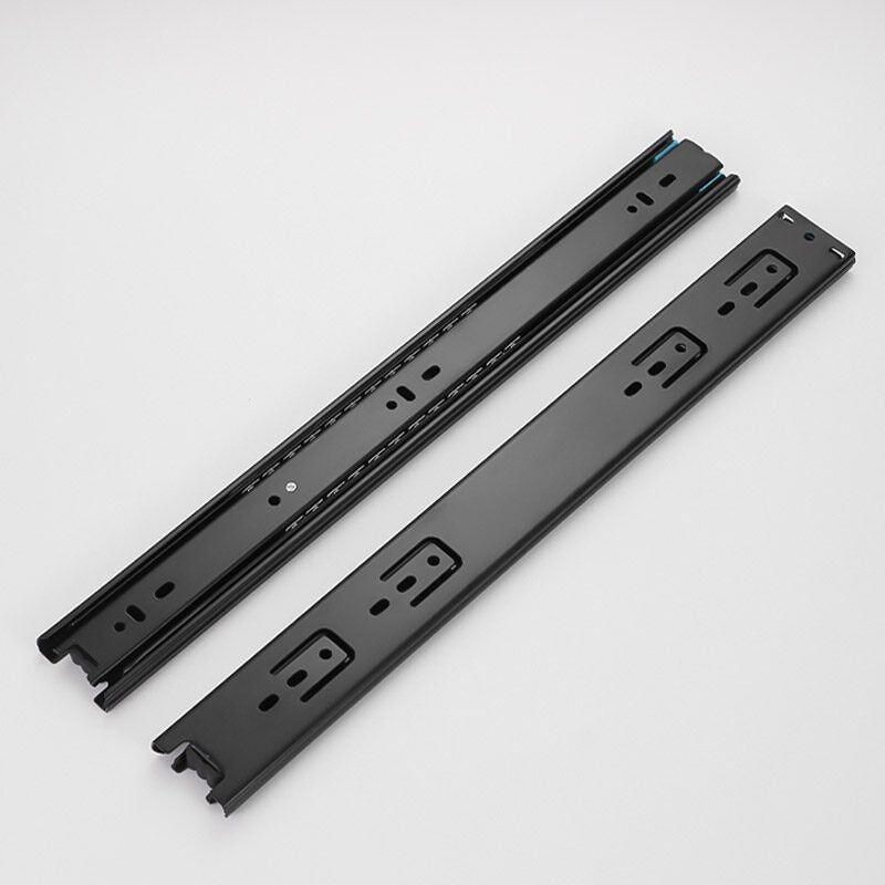Furniture Hardware Kitchen Cabinet Drawer Slider Soft Close Sliding Drawer Channel Full Extension Ball Bearing Drawer Slides 100pcs