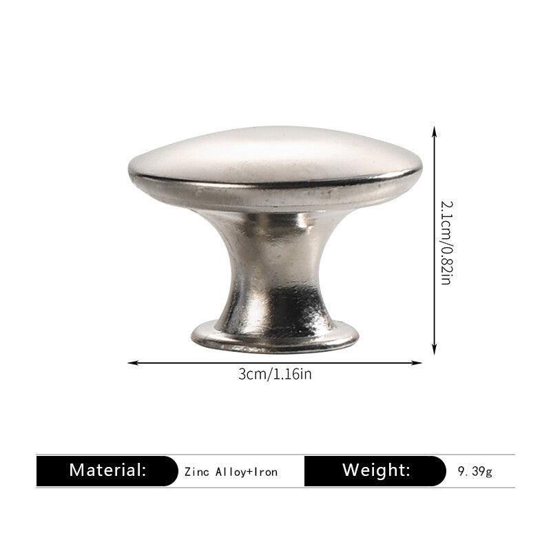Simple Matte Black Round Flat Head Small Handle. Single Hole Hollow Cabinet Door Handle Decorative Accessories 100pcs