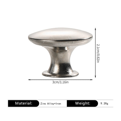 Simple Matte Black Round Flat Head Small Handle. Single Hole Hollow Cabinet Door Handle Decorative Accessories 100pcs