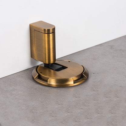 Filta High Quality Zinc Magnetic Wooden Door Stops Install Wall Door Stop 5pcs