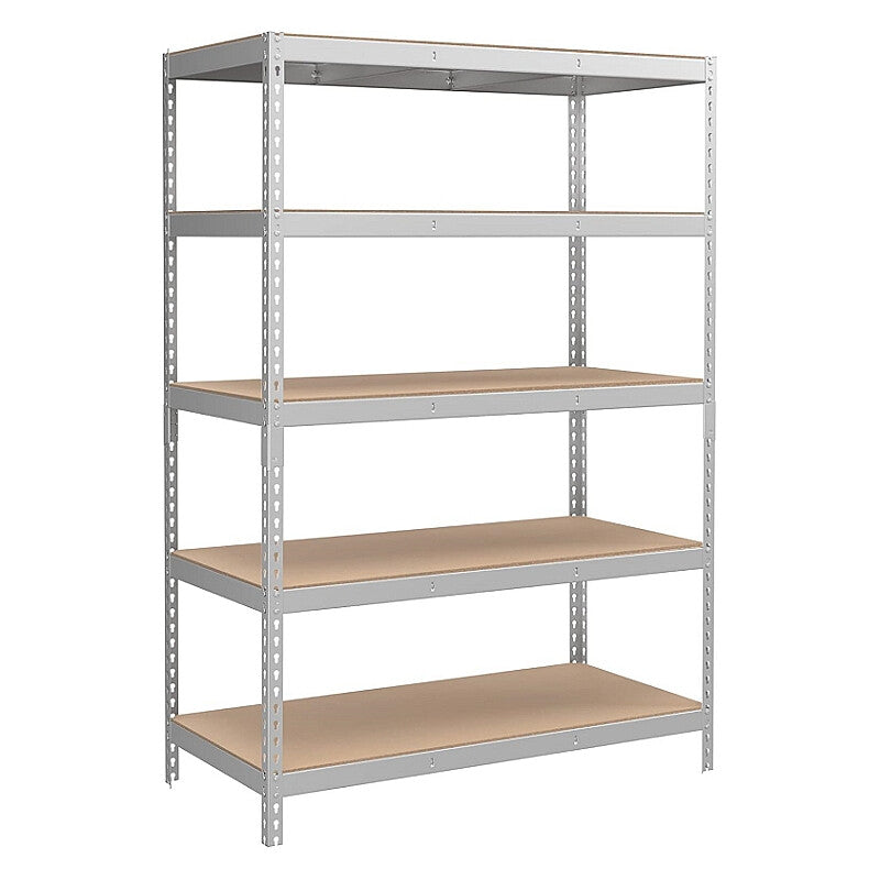 Heavy Duty 5 Layers Adjustable Shelving Home Metal Storage Warehouse Tools Boltless Rivet Stacking Racks