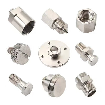Customized Precision Machining of Stainless Steel and Aluminum Alloy CNC Lathe Hardware Accessories 30pcs
