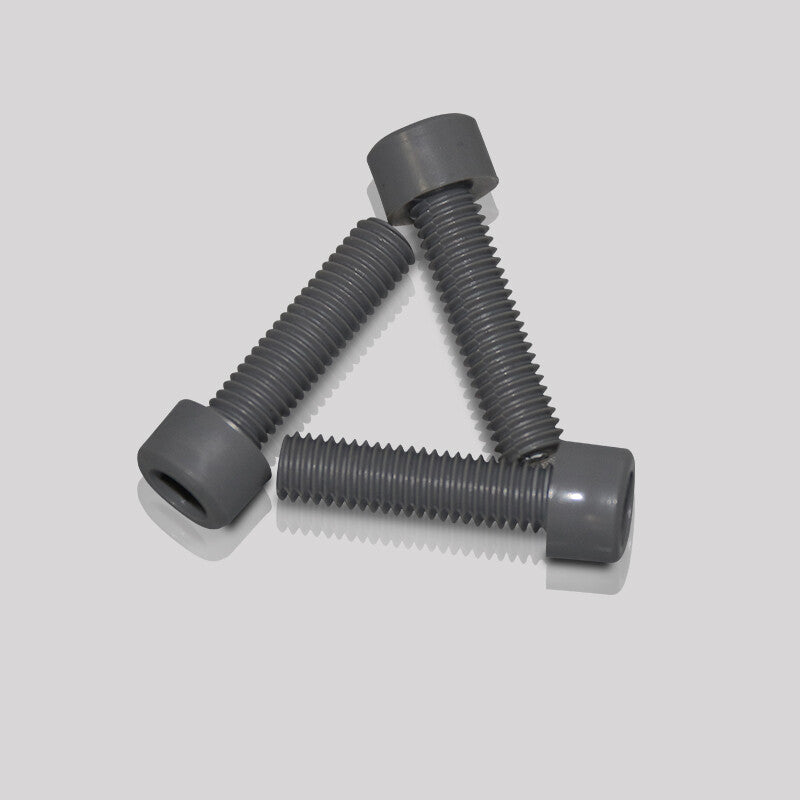 Plastic Book Binding Screws Black Plastic Male and Female Screws Chicago Screws 100pcs