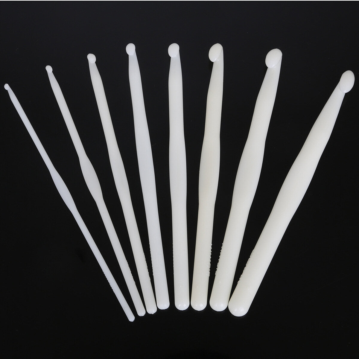 White acrylic crochet plastic lace lace needle DIY knitting tool plastic crochet 100pcs