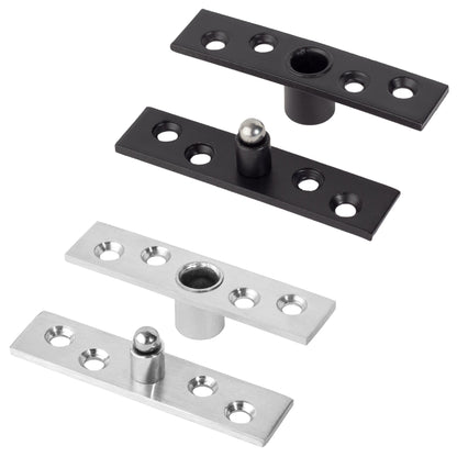 Stainless Steel Heavy Duty 360 Degree Rotating Hidden Hinges for Furniture Cabinet Cupboard Wooden Doors Pivot Concealed Hinge 20pcs