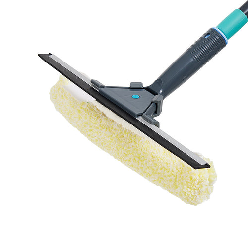 Factory Custom Silicone Extended Pole Magic Telescopic Long Professional 2 in 1 Car Window Squeegee Glass Cleaner Brush 50pcs