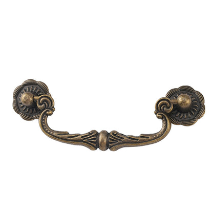 86mm Hole Spacing Antique Retro Chinese Furniture Pulls - Cabinet/Drawer/Packaging Box Hardware - for Furniture 50pcs