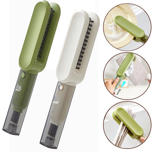 Wholesale 4 in 1 Knife Cleaner Kitchen Cutlery Blade Brush Sharpener Cutlery Chopsticks Knife and Fork Cleaning Brush 10pcs