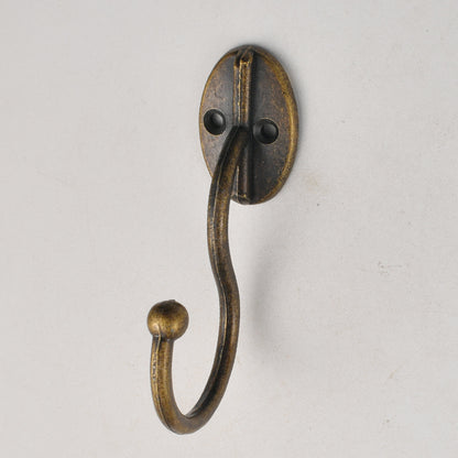 Antique Bronze Alloy Wall-Mounted Coat Hook Rack - Bathroom/Closet Hardware - for Door Back & Home Use 100pcs
