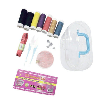 Sewing box household set sewing tools hand sewing needle portable portable daily necessities manufacturers wholesale 30pcs