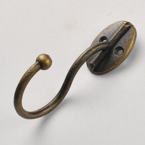 Antique Bronze Alloy Wall-Mounted Coat Hook Rack - Bathroom/Closet Hardware - for Door Back & Home Use 100pcs