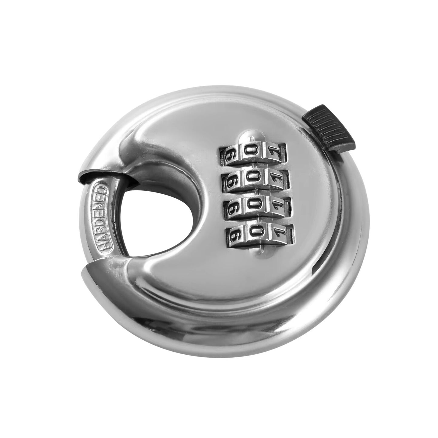 ANLI American 4-Digit Combination Disc Stainless Steel Padlock Anti-Cutting Zinc Alloy Padlock 10pcs