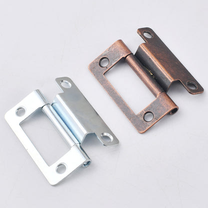 Blue Zinc White Female Hinge Indoor Door and Window Cabinet Hardware Iron Loose Leaf Bearing Silent Cabinet Door Hinge Iron Material 50pcs