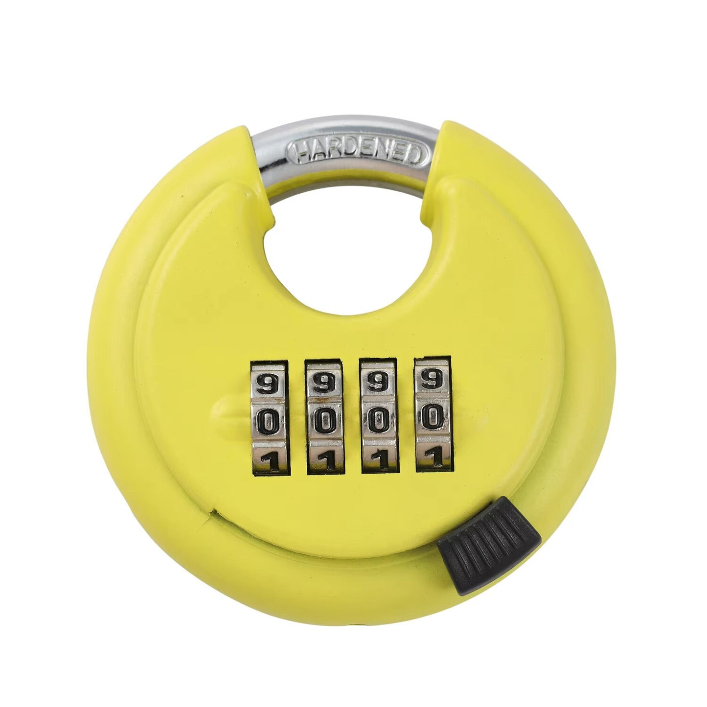 ANLI American 4-Digit Combination Disc Stainless Steel Padlock Anti-Cutting Zinc Alloy Padlock 10pcs