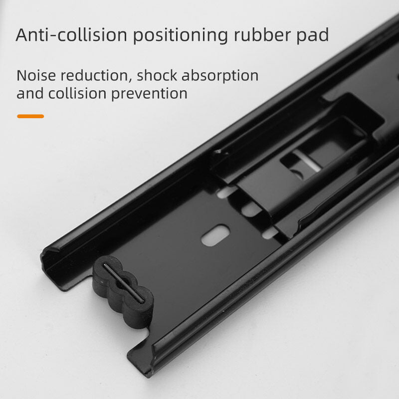 Furniture Hardware Kitchen Cabinet Drawer Slider Soft Close Sliding Drawer Channel Full Extension Ball Bearing Drawer Slides 100pcs