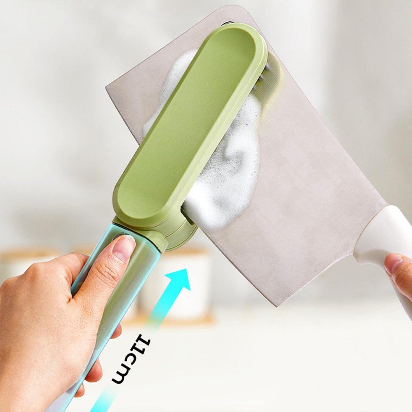 Wholesale 4 in 1 Knife Cleaner Kitchen Cutlery Blade Brush Sharpener Cutlery Chopsticks Knife and Fork Cleaning Brush 10pcs