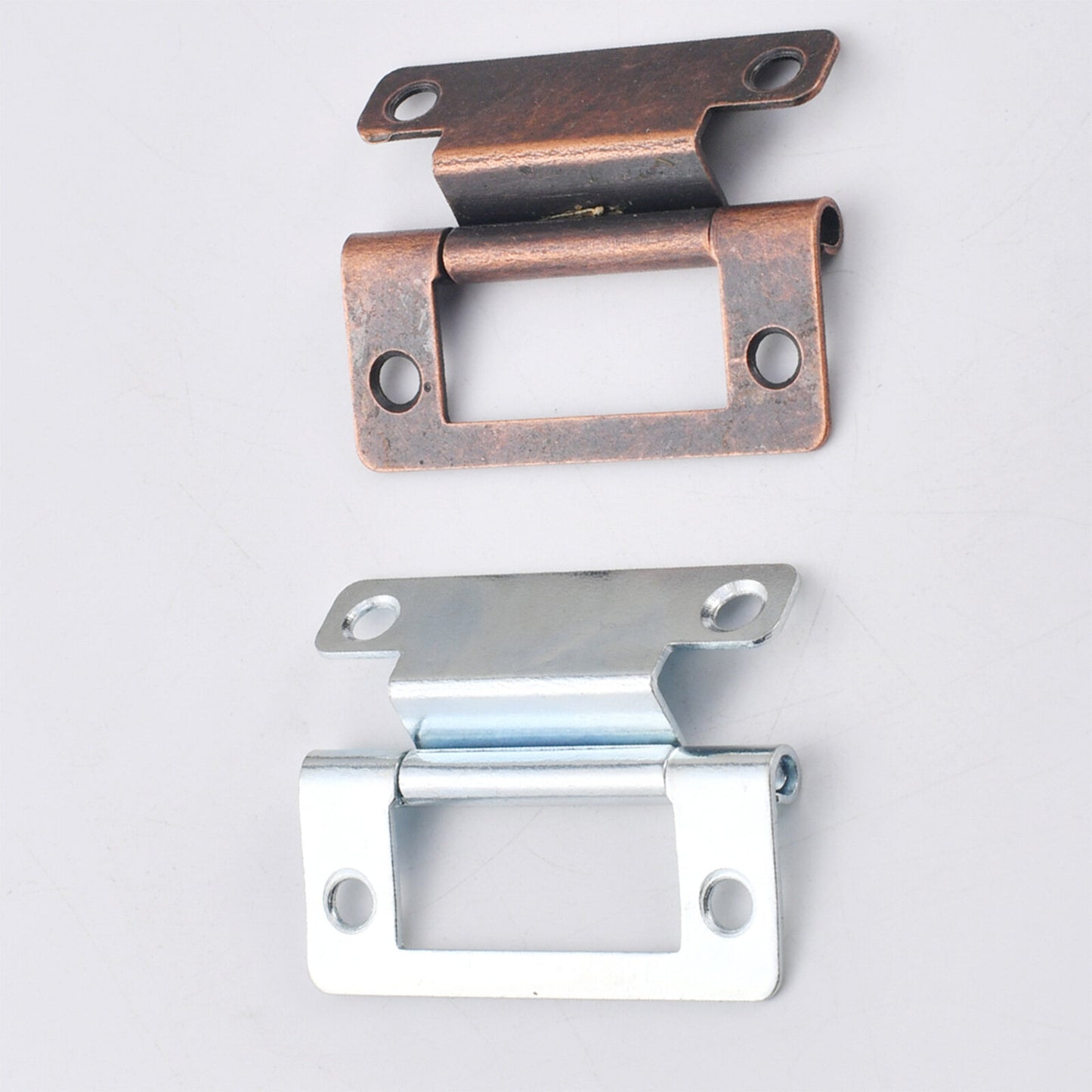 Blue Zinc White Female Hinge Indoor Door and Window Cabinet Hardware Iron Loose Leaf Bearing Silent Cabinet Door Hinge Iron Material 50pcs