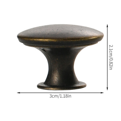 Simple Matte Black Round Flat Head Small Handle. Single Hole Hollow Cabinet Door Handle Decorative Accessories 100pcs