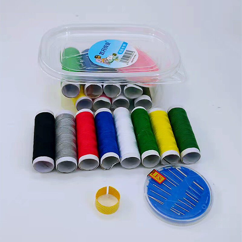 Sewing box household set sewing tools hand sewing needle portable portable daily necessities manufacturers wholesale 30pcs