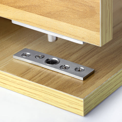 Stainless Steel Heavy Duty 360 Degree Rotating Hidden Hinges for Furniture Cabinet Cupboard Wooden Doors Pivot Concealed Hinge 20pcs