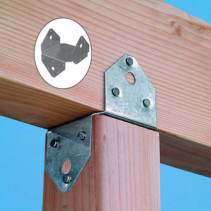 Factory Supply Metal Wall Mount Shelf Support Bracket Corner Code Wood Joint Connector Metal Angle Brackets 100pcs