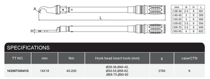 Hook Head Type Insert Tool Hardware Product 3pcs